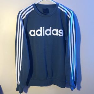 Blue adidas crewneck